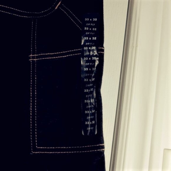 GAP Carpenter 33x32 Baggy denim industrial standard made in USA Y2K Skateboard - Picture 6 of 8